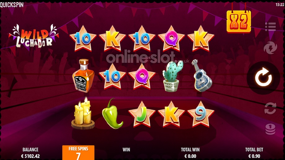 wild luchador slot dead slam free spins feature