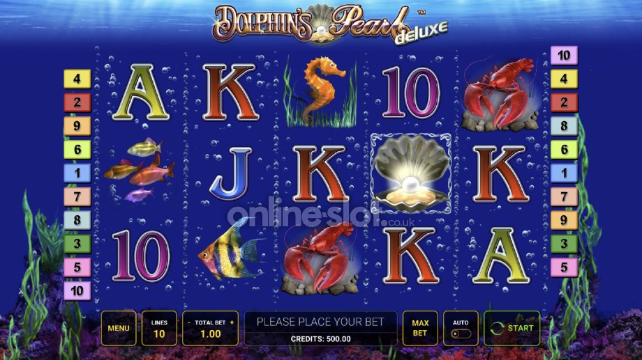 dolphins pearl deluxe slot base game