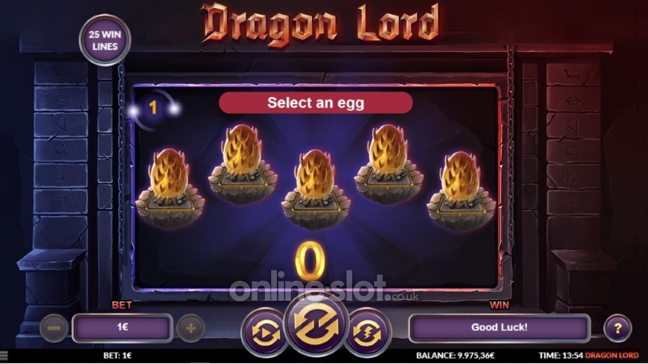 dragon lord slot dragon eggs feature