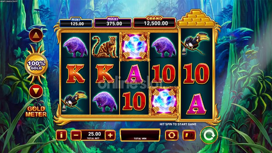 gold pile orangutan slot base game