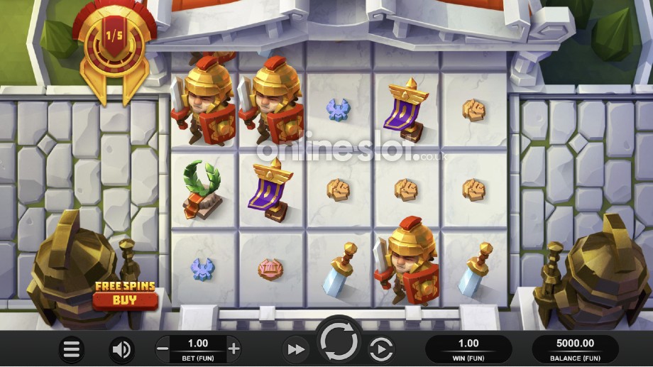 marching legions slot base game