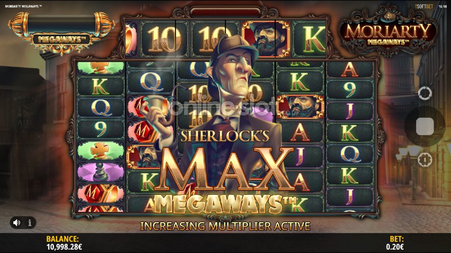 moriarty megaways slot sherlocks max megaways feature