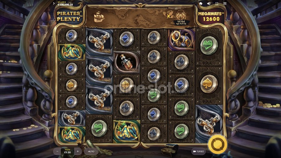 pirates plenty megaways slot base game