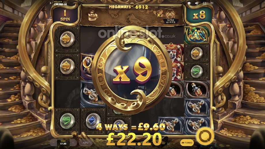 pirates plenty megaways slot free spins feature