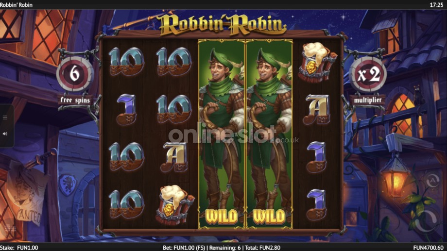 robbin robin slot free spins feature