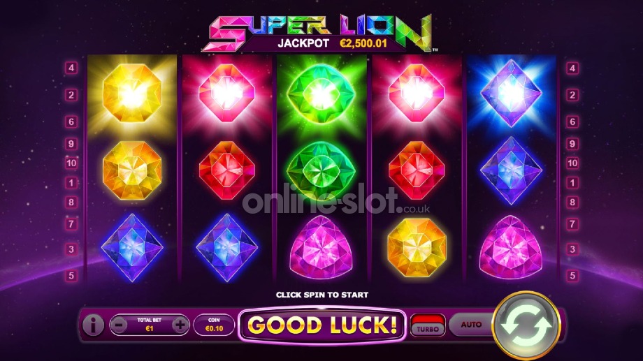 super lion slot base game