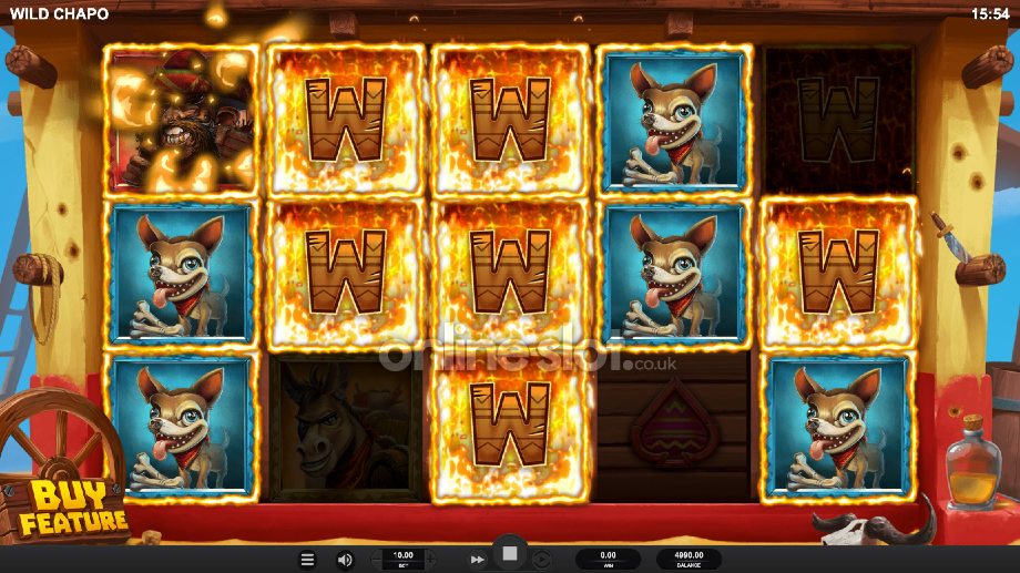 wild chapo slot free spins feature