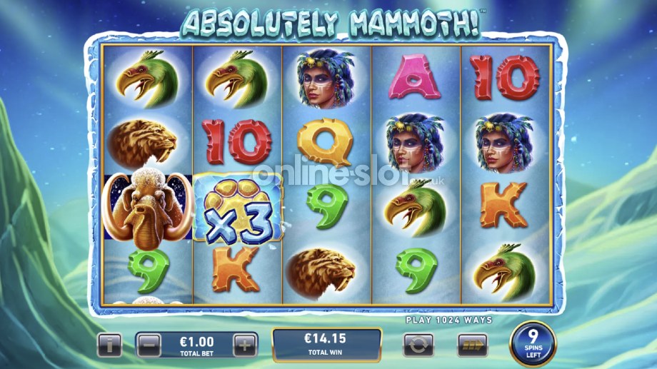 absolutely mammoth slot free games feature