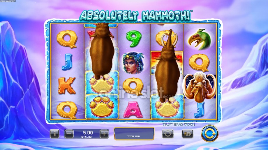 absolutely mammoth slot mammoth stampede feature
