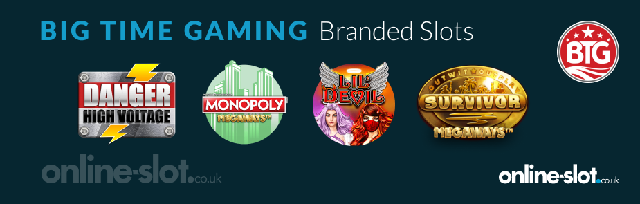 big time gaming branded slots