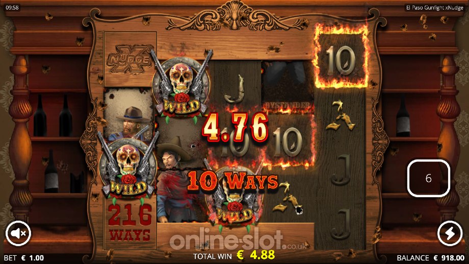 el paso gunfight slot gunfight spins feature
