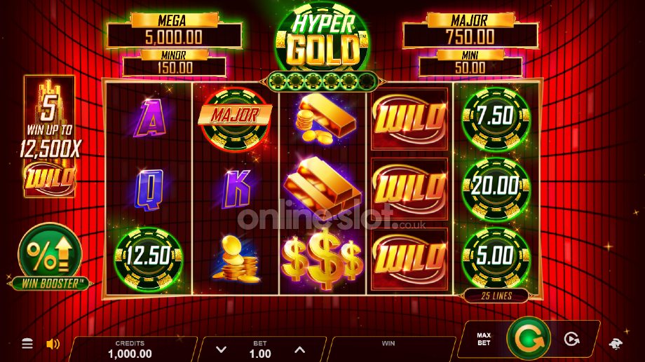 hyper gold slot base game
