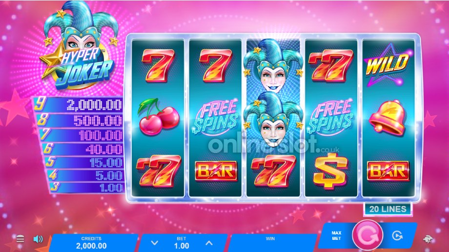 hyper joker slot base game