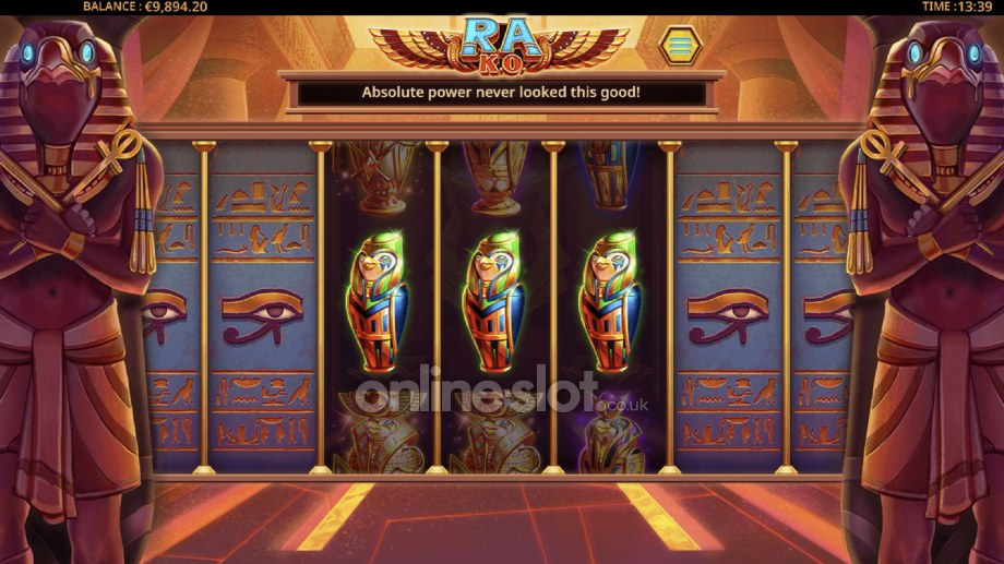 ra ko slot ras bonus reels feature
