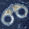 san quentin slot handcuffs symbol
