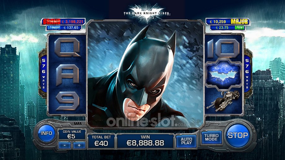 the dark knight rises slot the fire rises feature