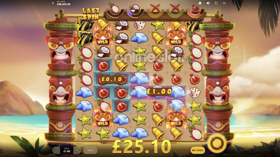 tiki fruits totem frenzy slot tiki spins feature