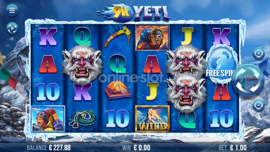 9k yeti slot base game