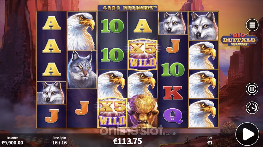 big buffalo megaways slot free games feature