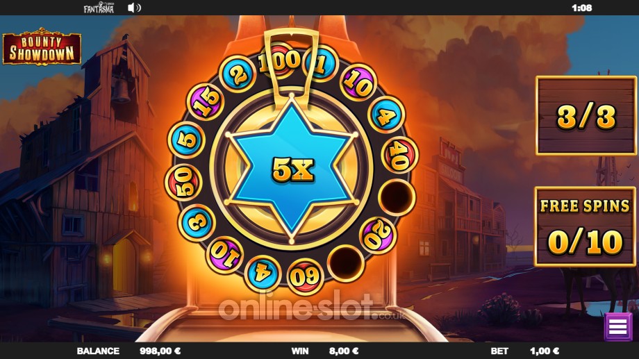 bounty showdown slot showdown free spins feature