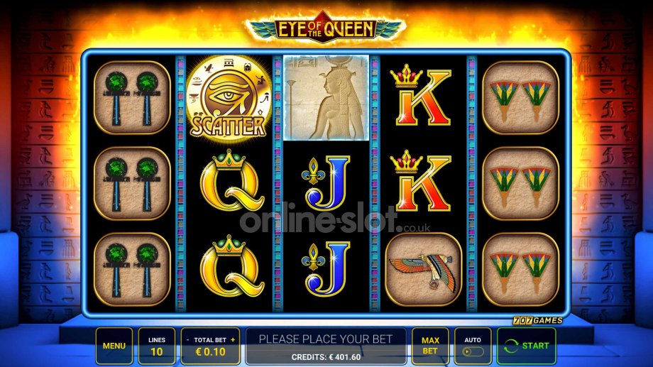 eye of the queen slot base game