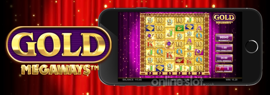 gold megaways mobile slot