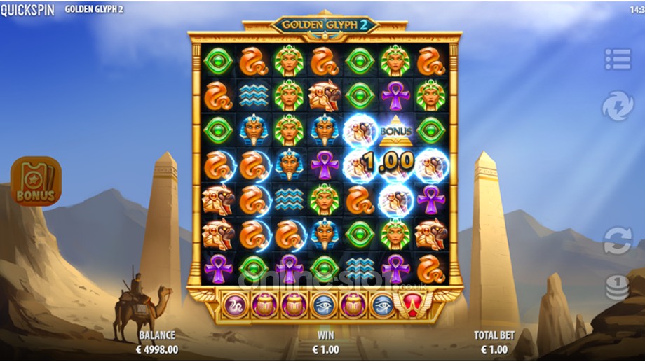 golden glyph 2 slot power ups