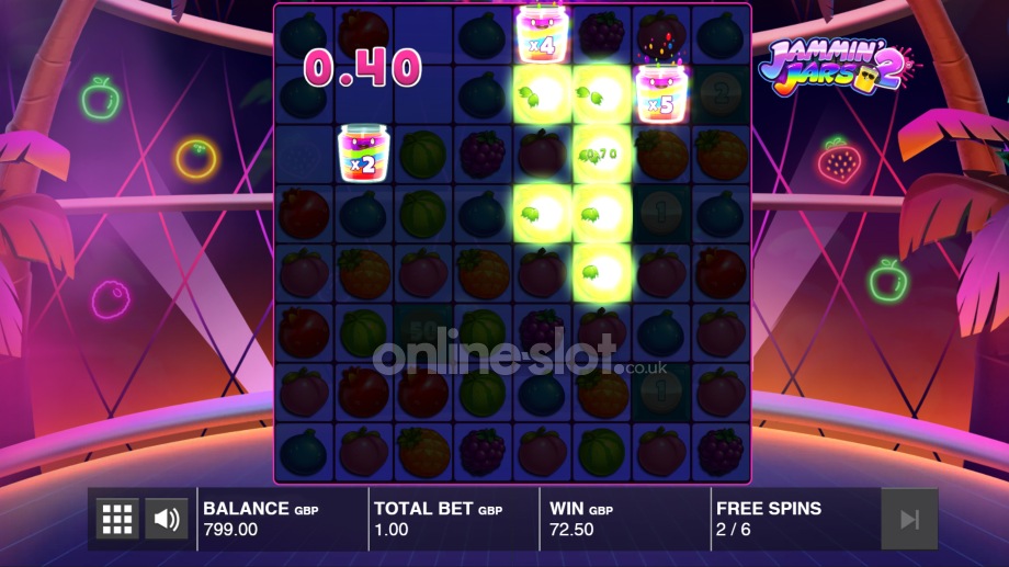 jammin jars 2 slot free games feature