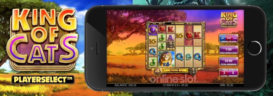 king of cats megaways mobile slot