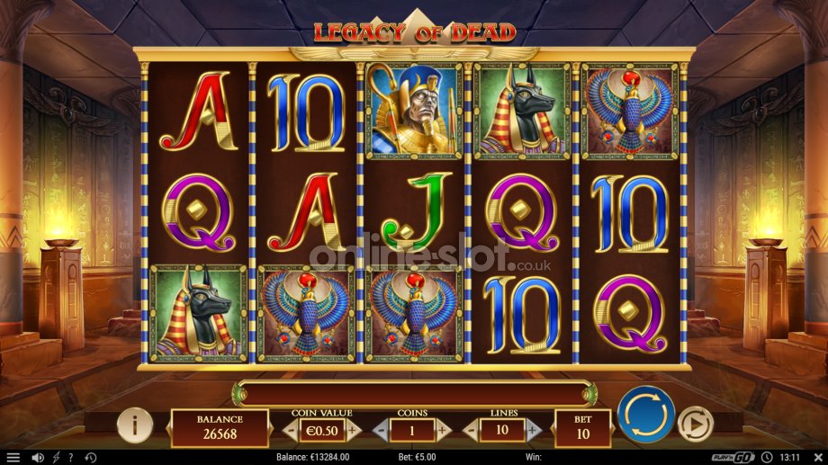 legacy of dead slot base game