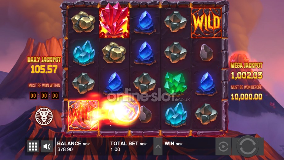 mount magmas slot base game