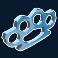 punk rocker slot knuckle duster symbol