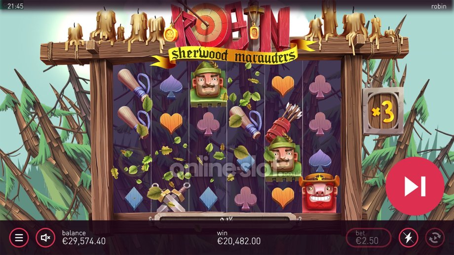 robin sherwood marauders slot base game