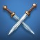 rome the golden age slot swords symbol
