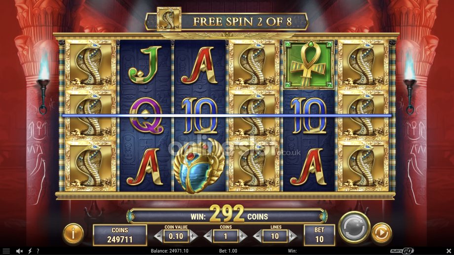scroll of dead slot free spins feature