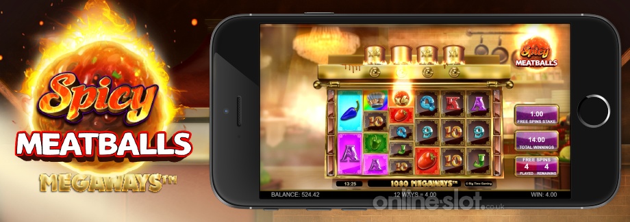 spicy meatballs megaways mobile slot