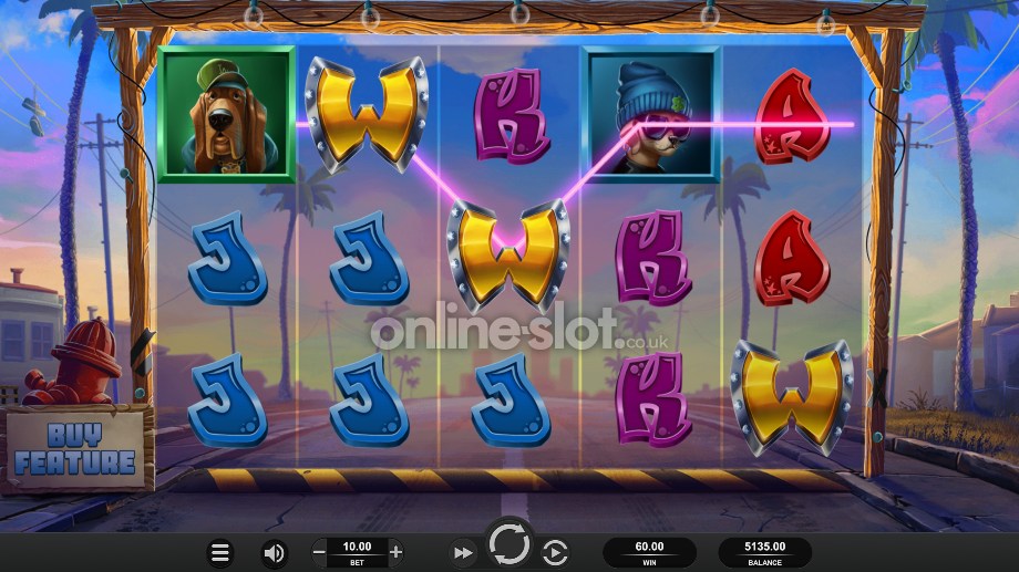 top dawgs slot base game