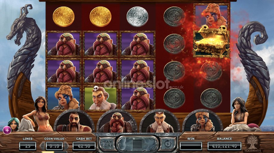 vikings go berzerk slot base game