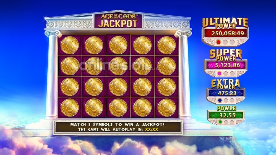 age of the gods king of olympus slot age of the gods jackpot feature