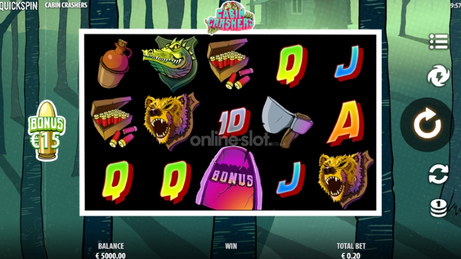 cabin crashers slot base game