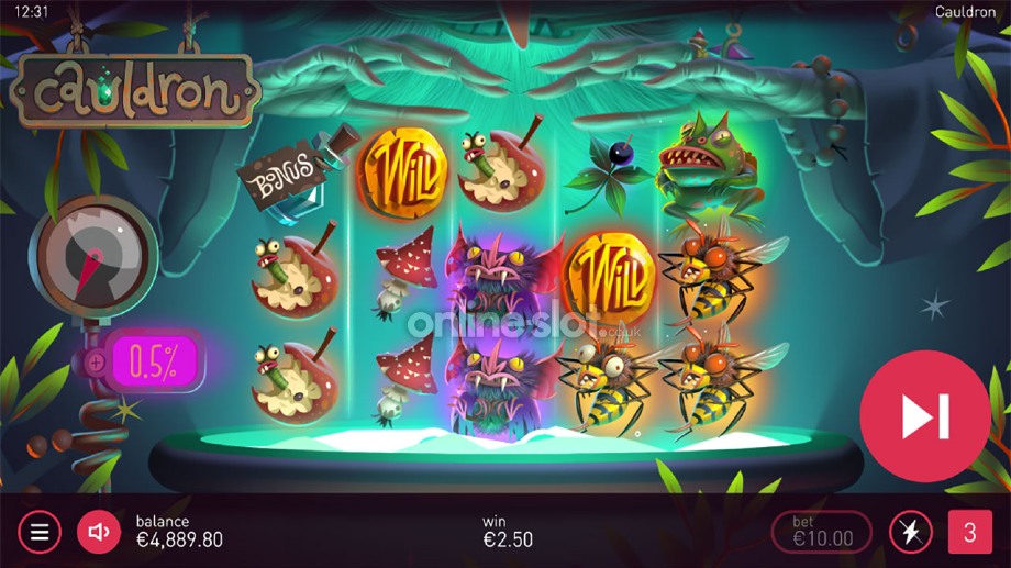 cauldron slot base game