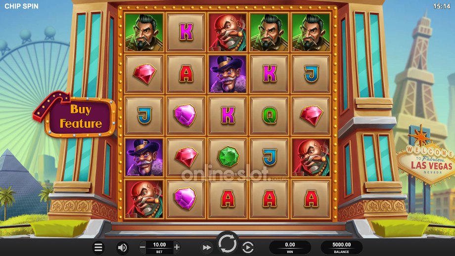 chip spin slot base game
