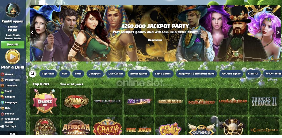 duelz casino site