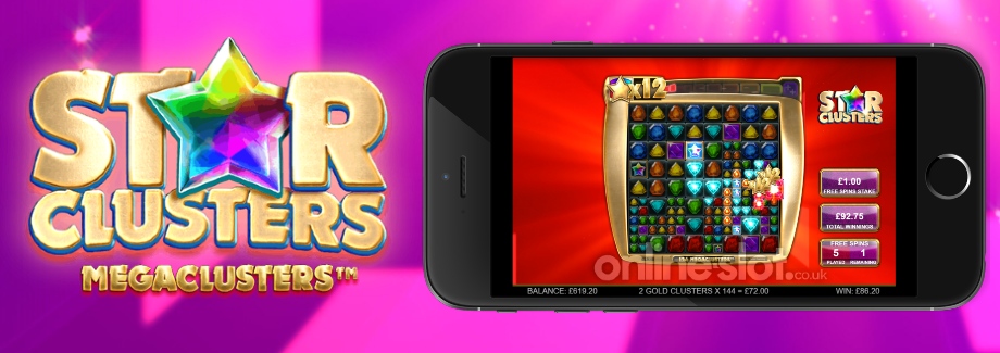 star clusters megaclusters mobile slot