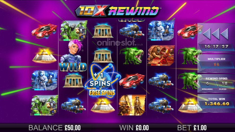 10x rewind slot rewind time win spins feature