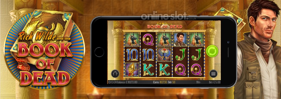 book of dead mobile slot