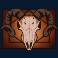 book of shadows slot ram skull symbol