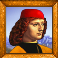 da vinci diamonds slot portrait of a musician painting symbol