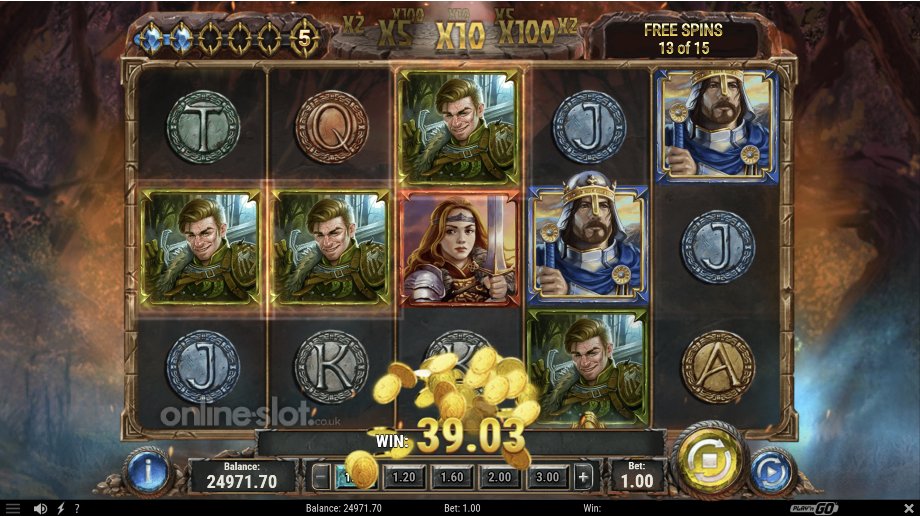 diamonds of the realm slot free spins feature