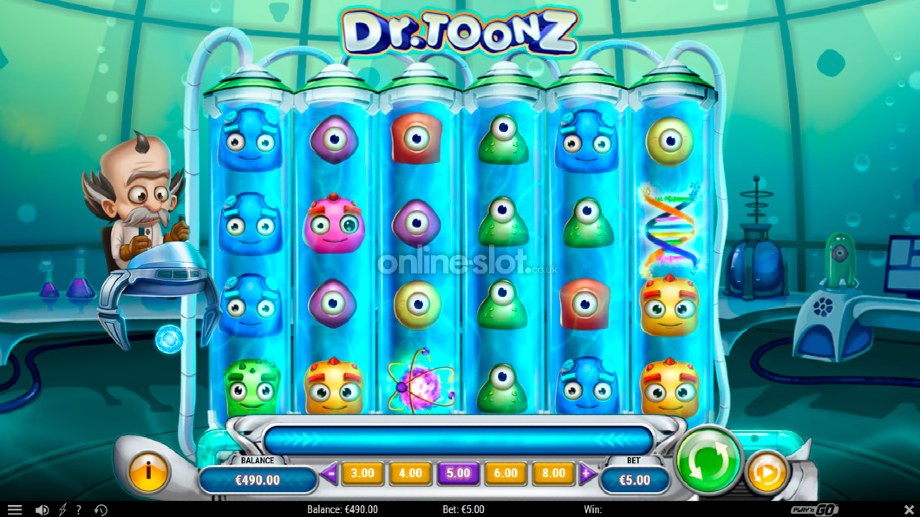 dr toonz slot base game